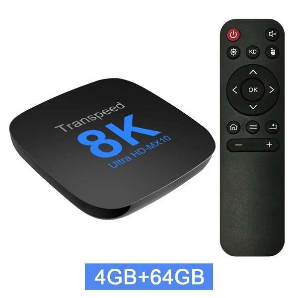 MX10 8K Android 13.0 TV Box 4GB+64GB