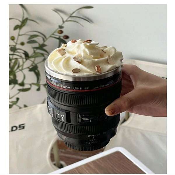 JG20375678 Stainless Steel Camera Lens  Coffee Mug