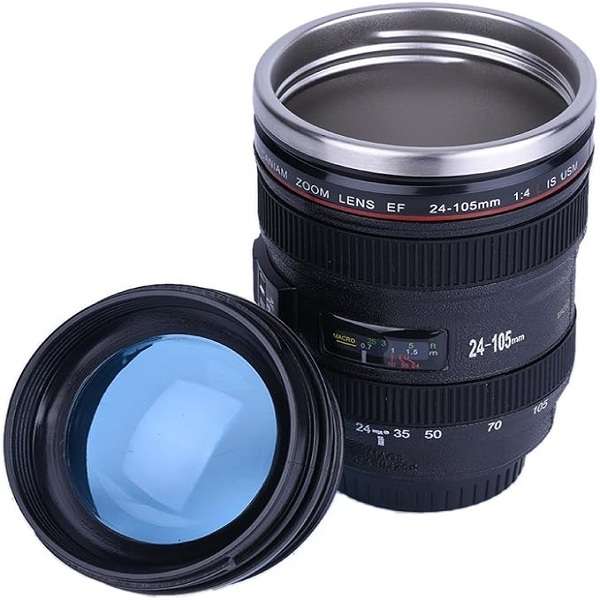 JG20375678 Stainless Steel Camera Lens  Coffee Mug