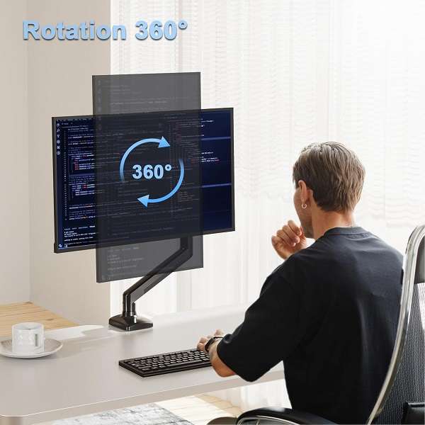 F80 17 to 32 Single  Monitor Desk Mount