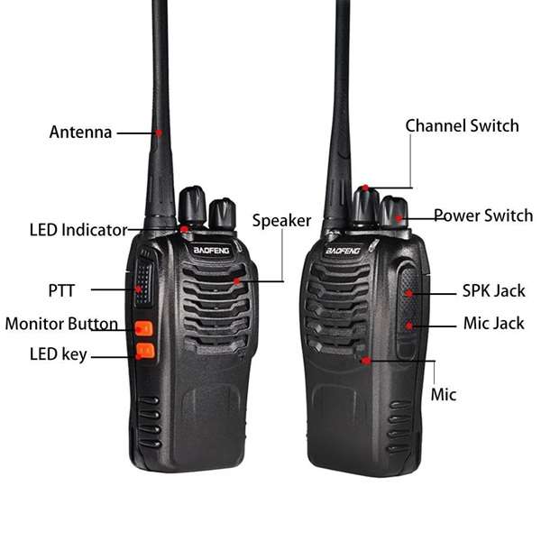 Baofeng BF-888S Portable Two-Way Radio Walkie-Talkie