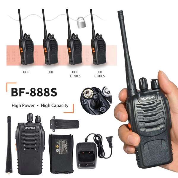 Baofeng BF-888S Portable Two-Way Radio Walkie-Talkie