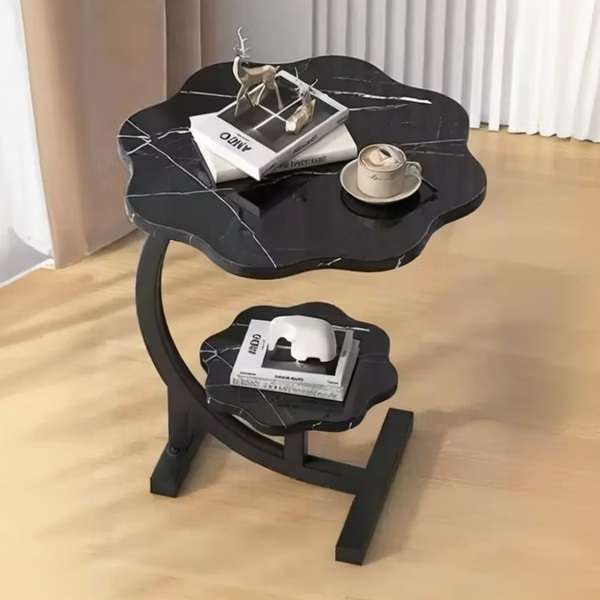 JG20375679 2-Tier Modern Retro Side Table Height 67cm