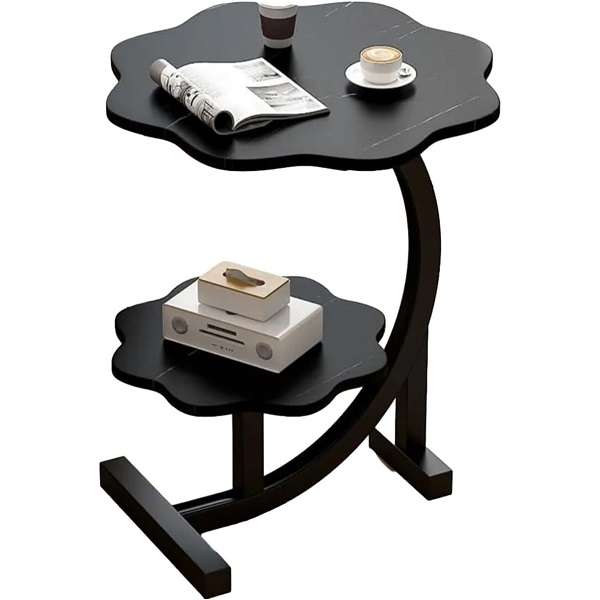 JG20375679 2-Tier Modern Retro Side Table Height 67cm