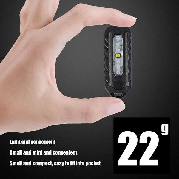 W676 Rechargeable Bike Light Rear Tail Light With Warning Light