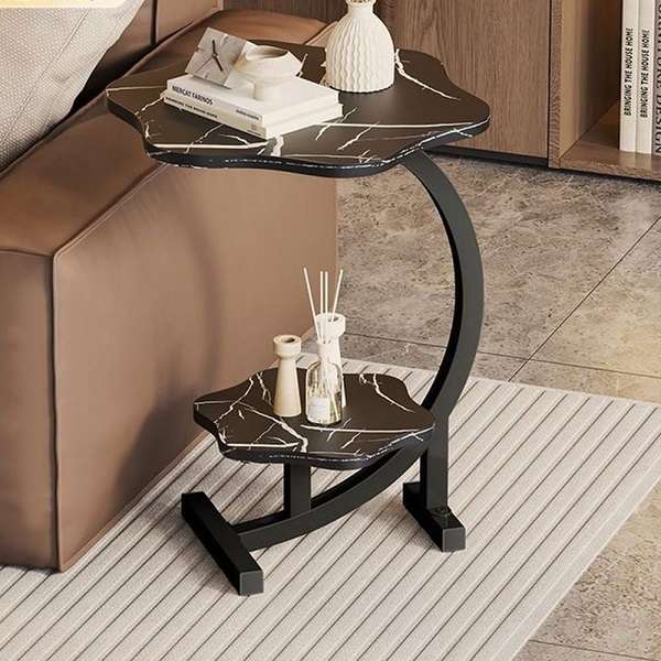 JG20375679 2-Tier Modern Retro Side Table Height 67cm