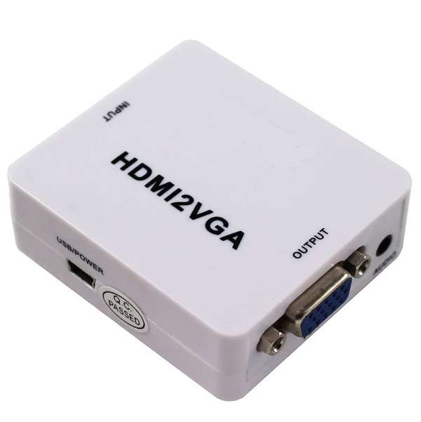 Tangka TK-H123 1080p HDMI to VGA+ Audio Converter With Power Cable