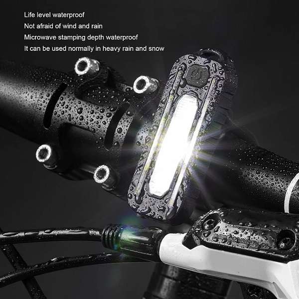 W676 Rechargeable Bike Light Rear Tail Light With Warning Light