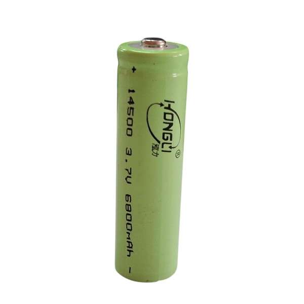 MR15040- Pointed Head 14500 3.7V Rechargeable Battery 6800mah
