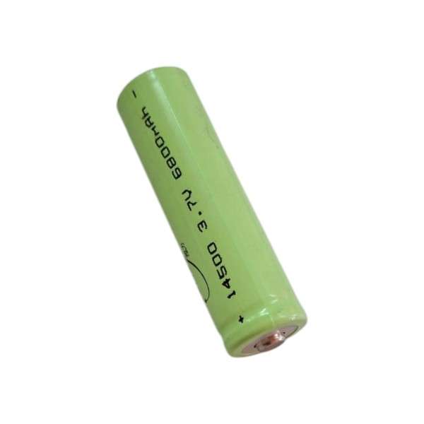 MR15040- Pointed Head 14500 3.7V Rechargeable Battery 6800mah