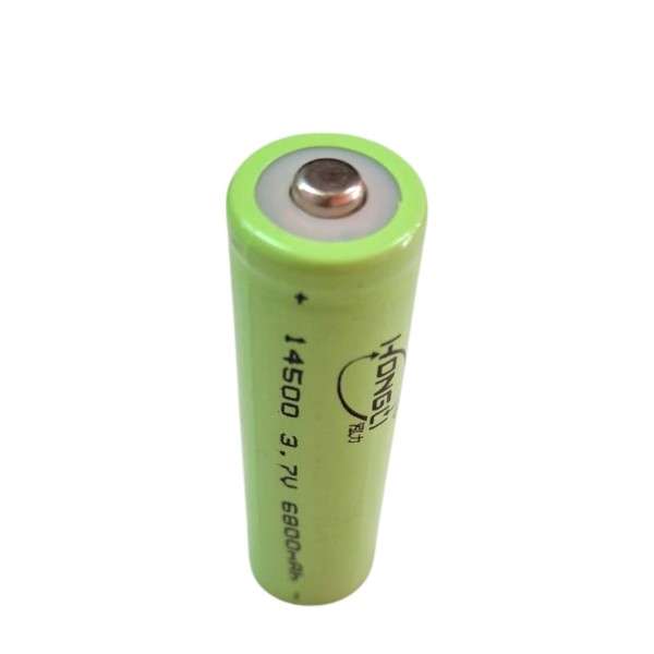 MR15040- Pointed Head 14500 3.7V Rechargeable Battery 6800mah