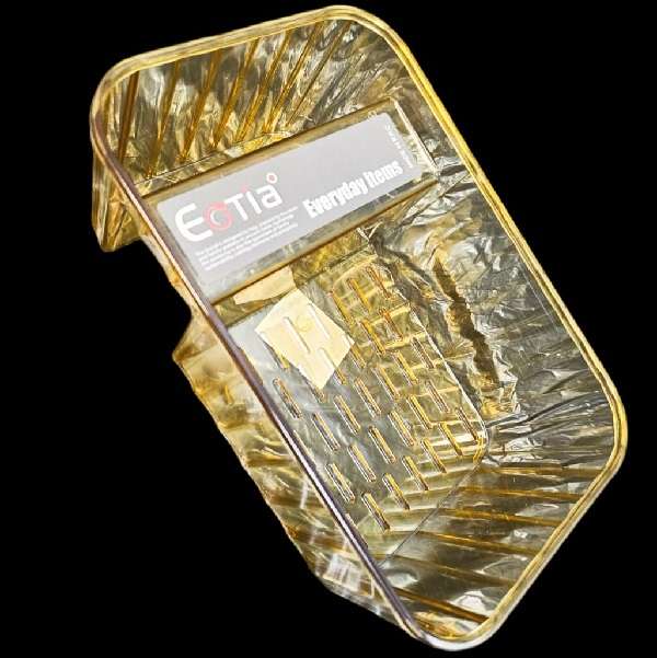 438728 Dual Compartment Acrylic Container Box For Everyday Use