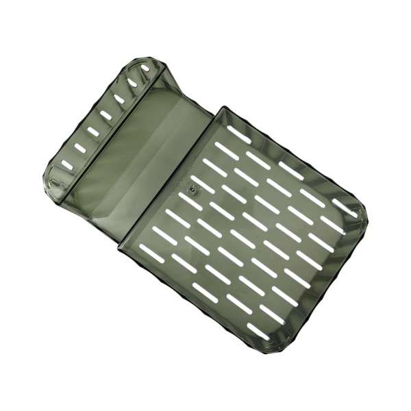 438728 Dual Compartment Acrylic Container Box For Everyday Use