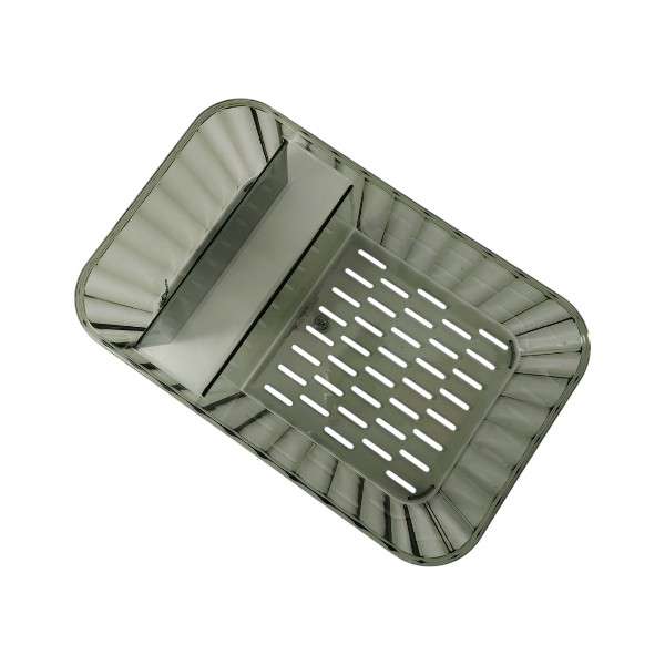 438728 Dual Compartment Acrylic Container Box For Everyday Use