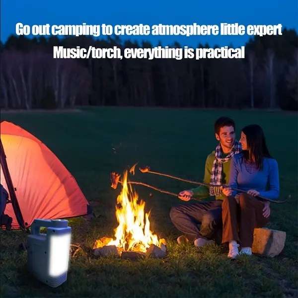 MS-1654BT Bluetooth 4 Speaker With Flashlight And RGB LED