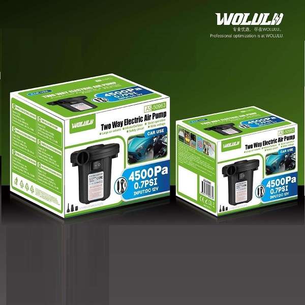Wolulu AS-50963 Inflatable Pump For Bicycle, Air Mattress And Ballons