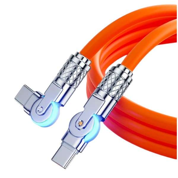 Treqa CA-8835 Type-C to Type-C 100W 1M Turbo Elite Plus Data Cable