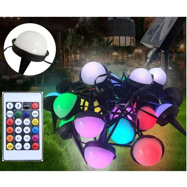 FA-DC1025CT-RGBW Solar RGB + Warm White Light Decorative Ground Spike