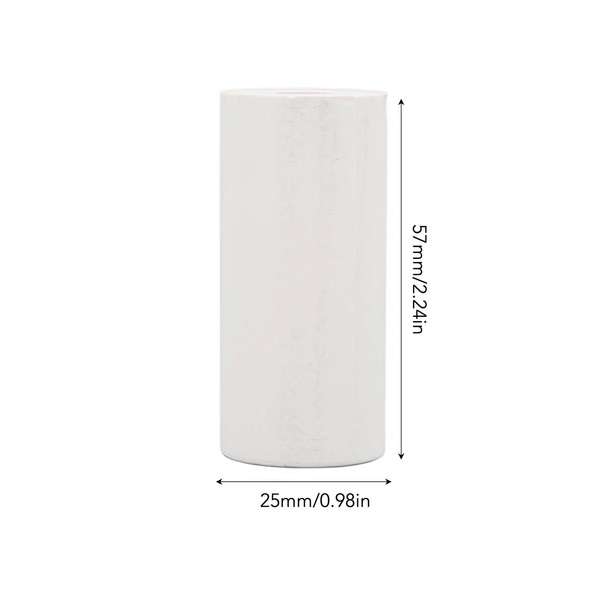 5 Rolls Thermal Printer Paper 57x25mm Printing Paper For Printer Accessories