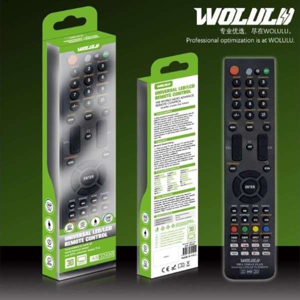 Wolulu AS-32490 TV Remote Control Universal