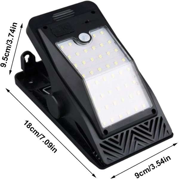 Aerbes AB-TY237 Solar Powered 46 LED Wall Clip Light