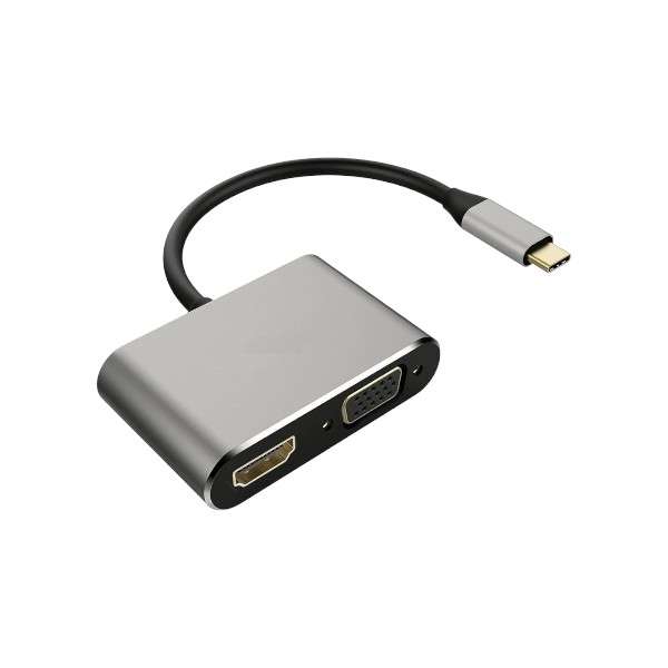 Tangka TK-H138 Type C To HDMI+VGA+USB 3.0 And Type C  Adapter Cable