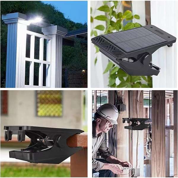 Aerbes AB-TY237 Solar Powered 46 LED Wall Clip Light