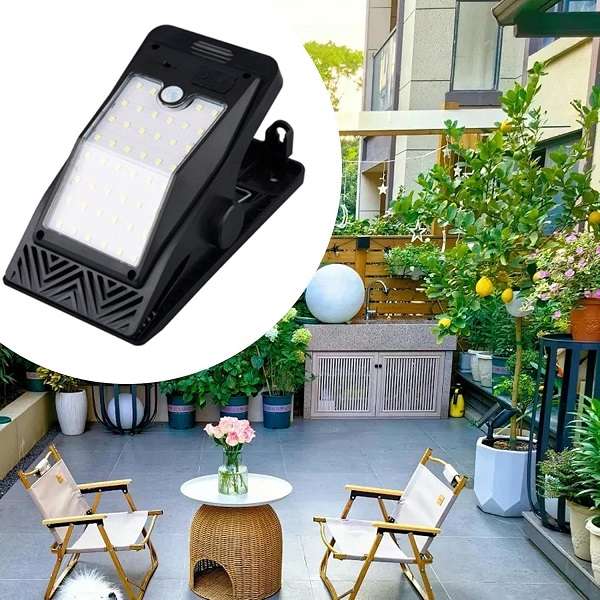 Aerbes AB-TY237 Solar Powered 46 LED Wall Clip Light