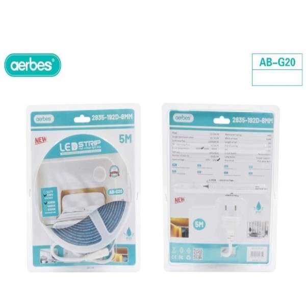 Aerbes AB-G20 LED 5M Strip Light SMD2835