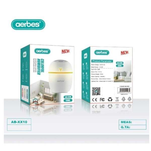 Aerbes AB-XX10 Colurful Nightlight Humidifier  220ML