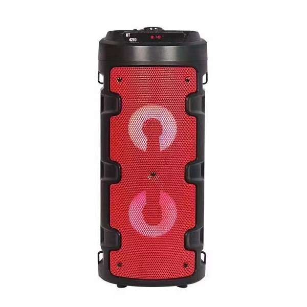 ZQS4210 4 Bass Boost RGB Bluetooth Speaker Remote & Strap 1200mAh