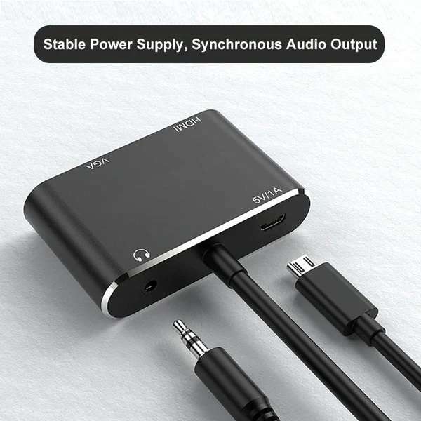 Tangke TK-H136 HDMI to HDMI + VGA Converter With Audio