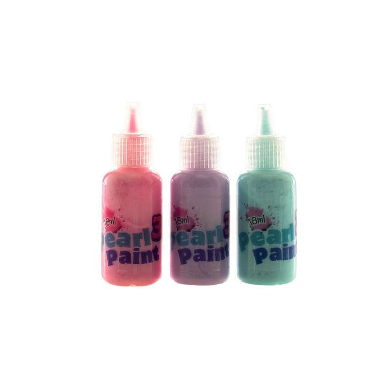 3D Pearl Paint Set - Light: Blue/ Purple/ Pink