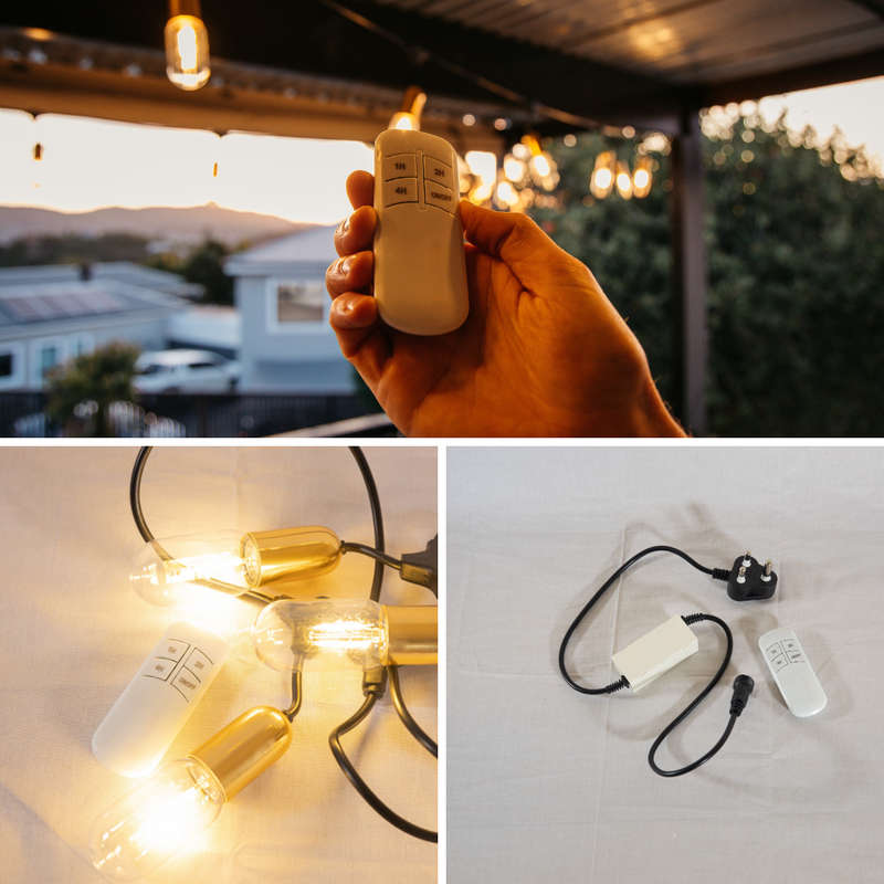 Festoon Remote On/Off Switch and Timer for String Light