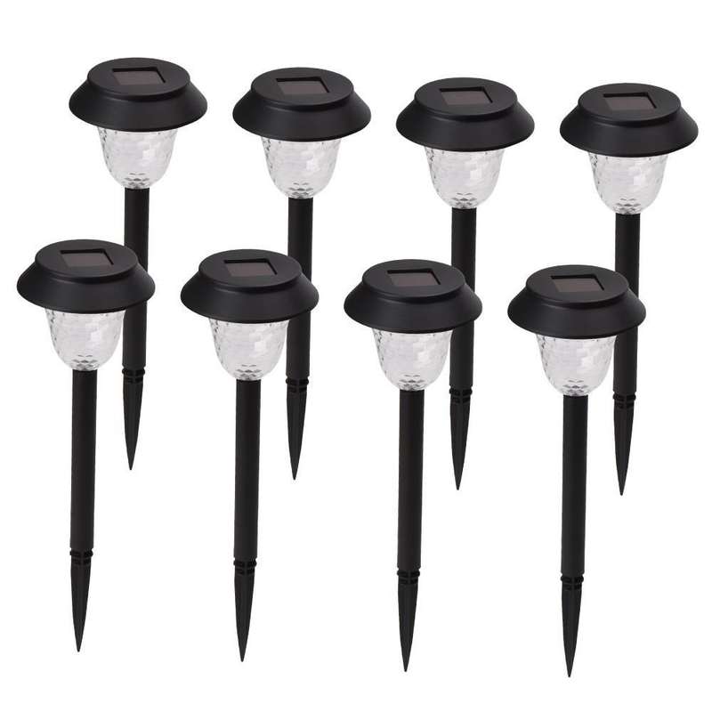 Diamond Solar Outdoor Lights - 8 Pack