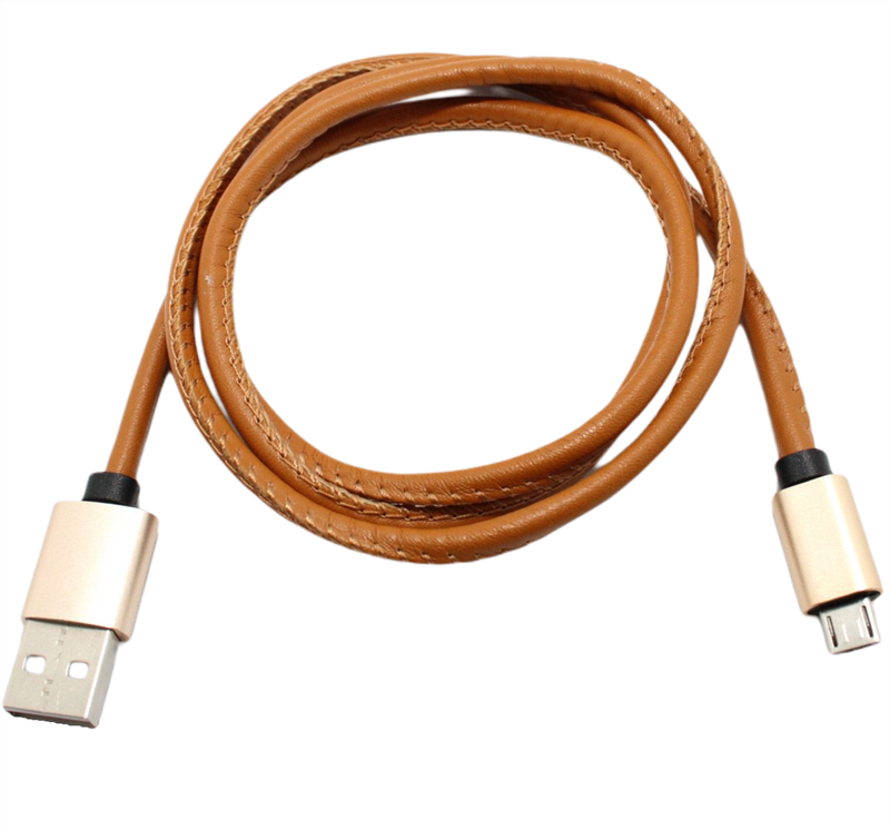 Digital Nomad Digital Accessories - Leather Cable [Brown] Micro