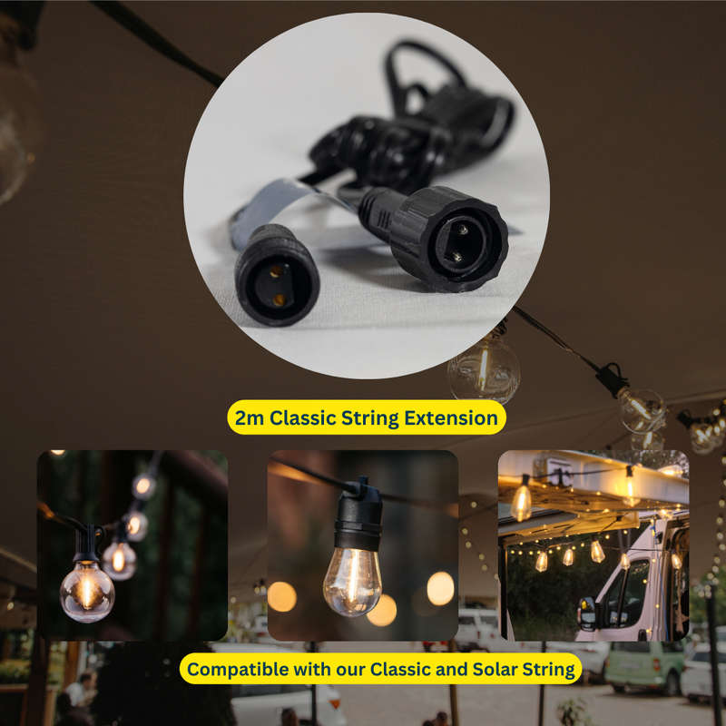 Classic 2 Meter Extension for Solar or Plug-in String Light