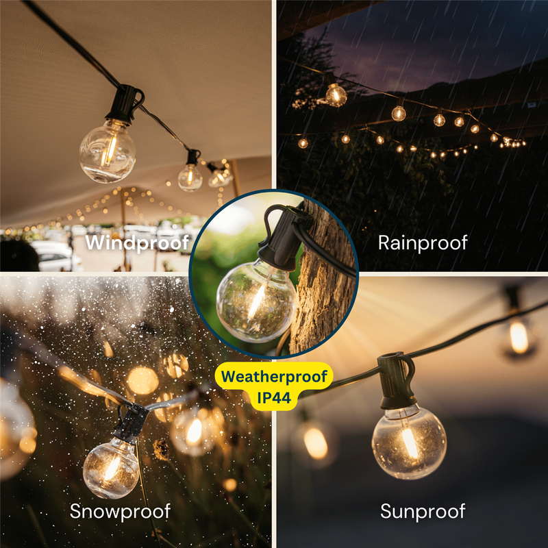 10m 25 LED Bulb Classic String Light