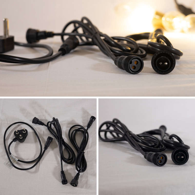Festoon Heavy Duty 2 Meter Extension for Drop String Light
