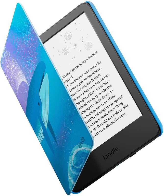 Amazon Kindle Kids - 11th Gen - 6" - 16GB - Space Whale Bundle