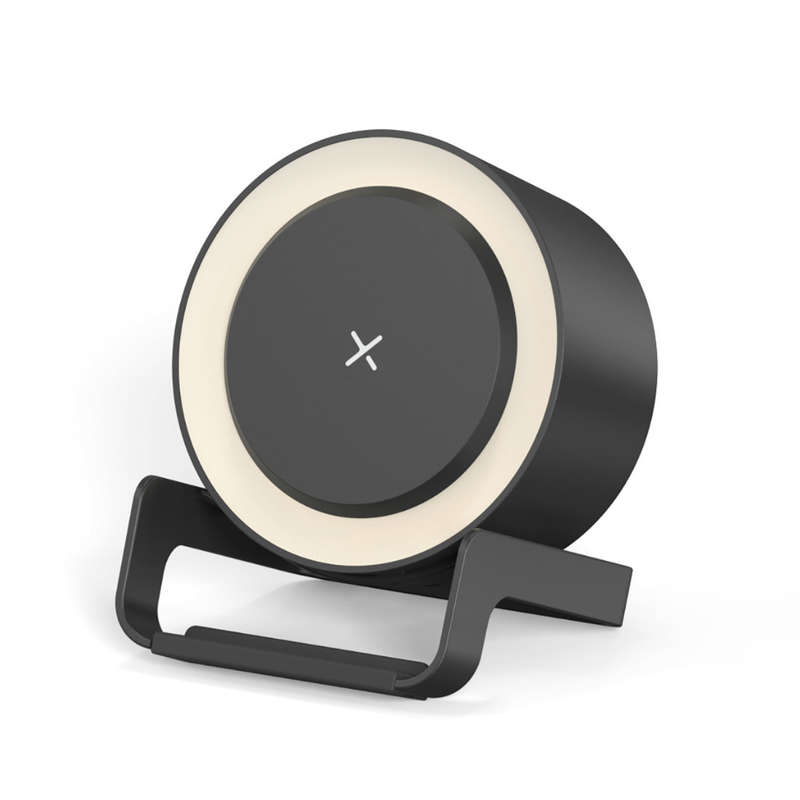 Black Speaker LED Wireless Phone Charger