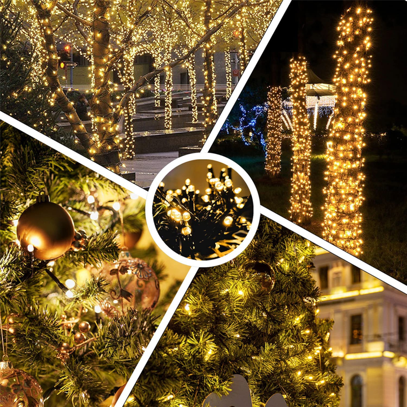 20m Solar 200 LED Fairy Lights