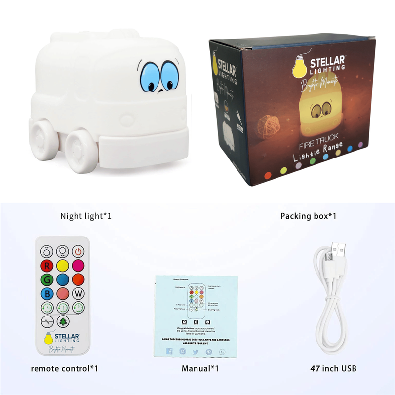 Kids Truck Silicone Night Light | Colour-Changing