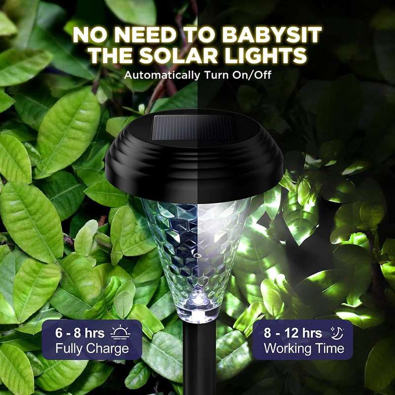 Diamond Solar Outdoor Lights - 8 Pack