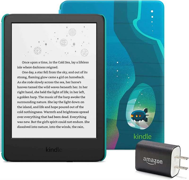 Amazon Kindle Kids - 11th Gen - 6" - 16GB - Ocean Explorer Bundle