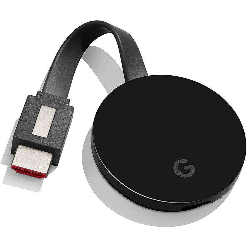 Google - Chromecast Ultra - Black - Refurbished OEM (Grade B)
