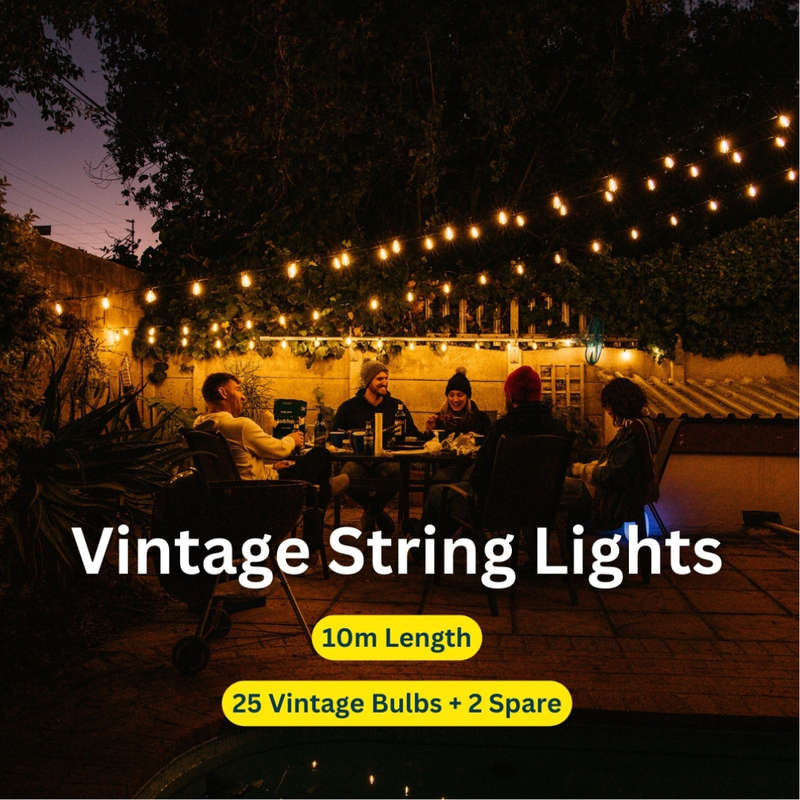 10m 25 Vintage LED Bulb String Lights