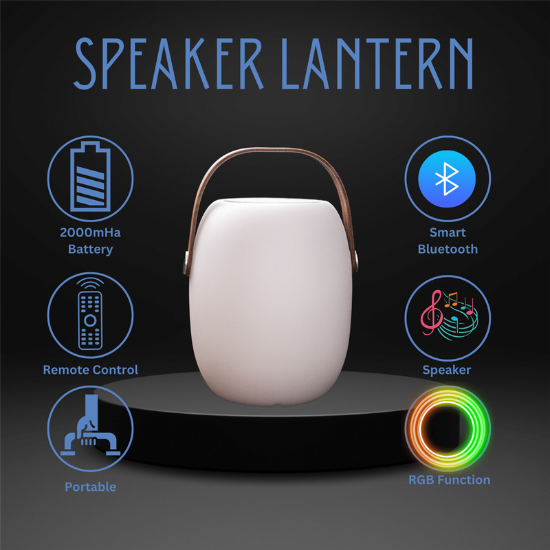 Rechargeable Bluetooth Speaker Camping Lantern