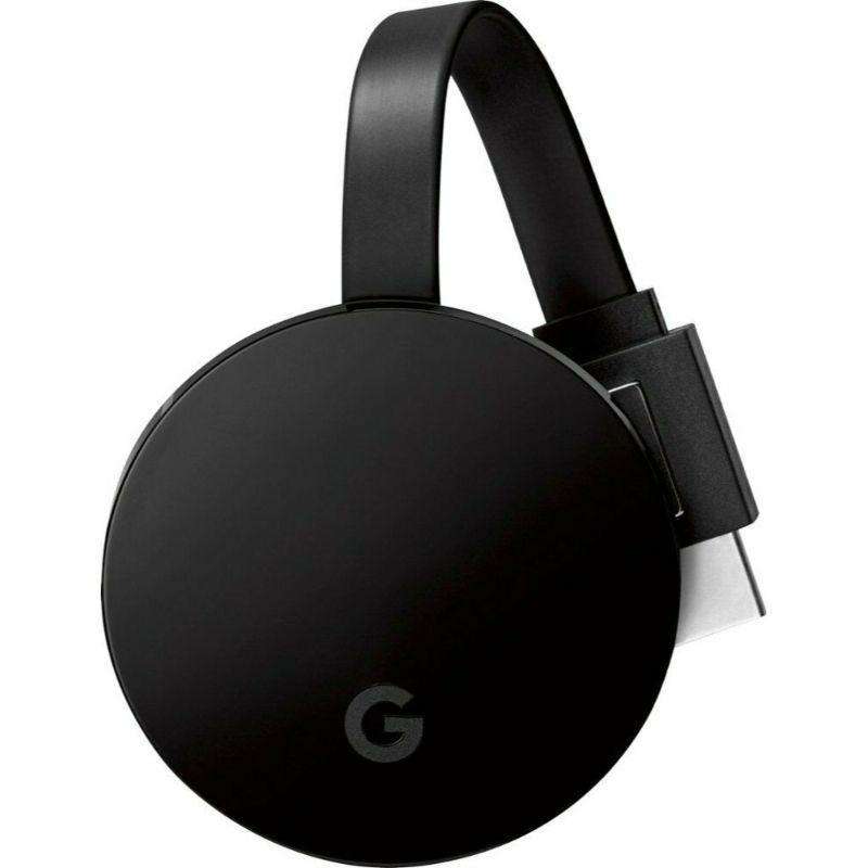 Google - Chromecast Ultra - Black - Refurbished OEM (Grade B)