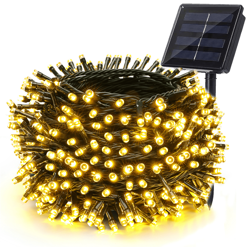 20m Solar 200 LED Fairy Lights